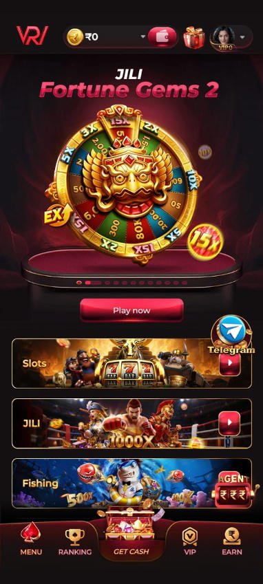 Rajwin Game Download page showing Android gaming application install option